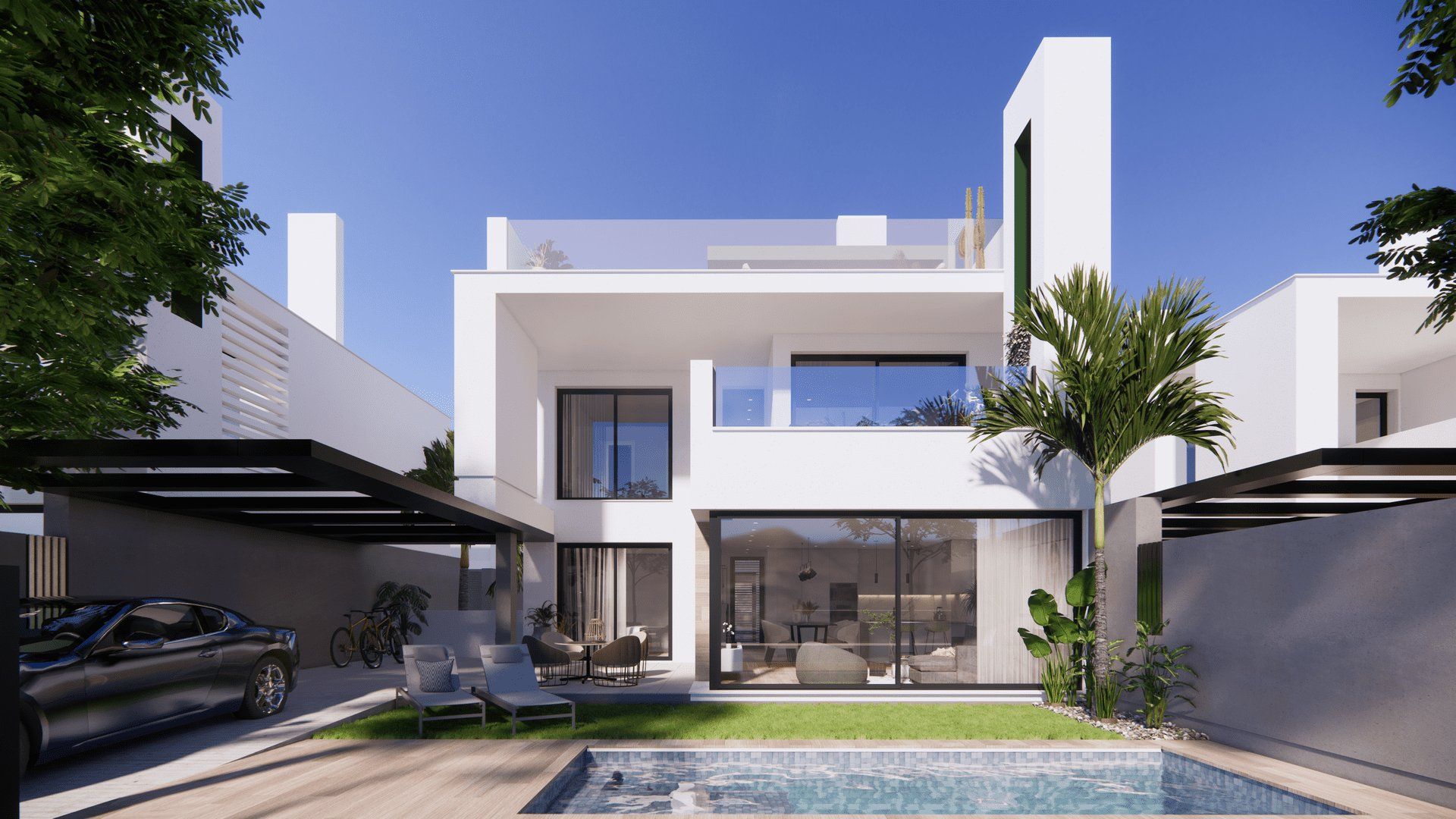 Nouvelle construction - Villas - Torre-Pacheco