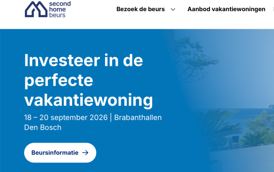 Buy Property in Spain – Meet Clees & Vogel Real Estate at the Second Home Expo in 's-Hertogenbosch